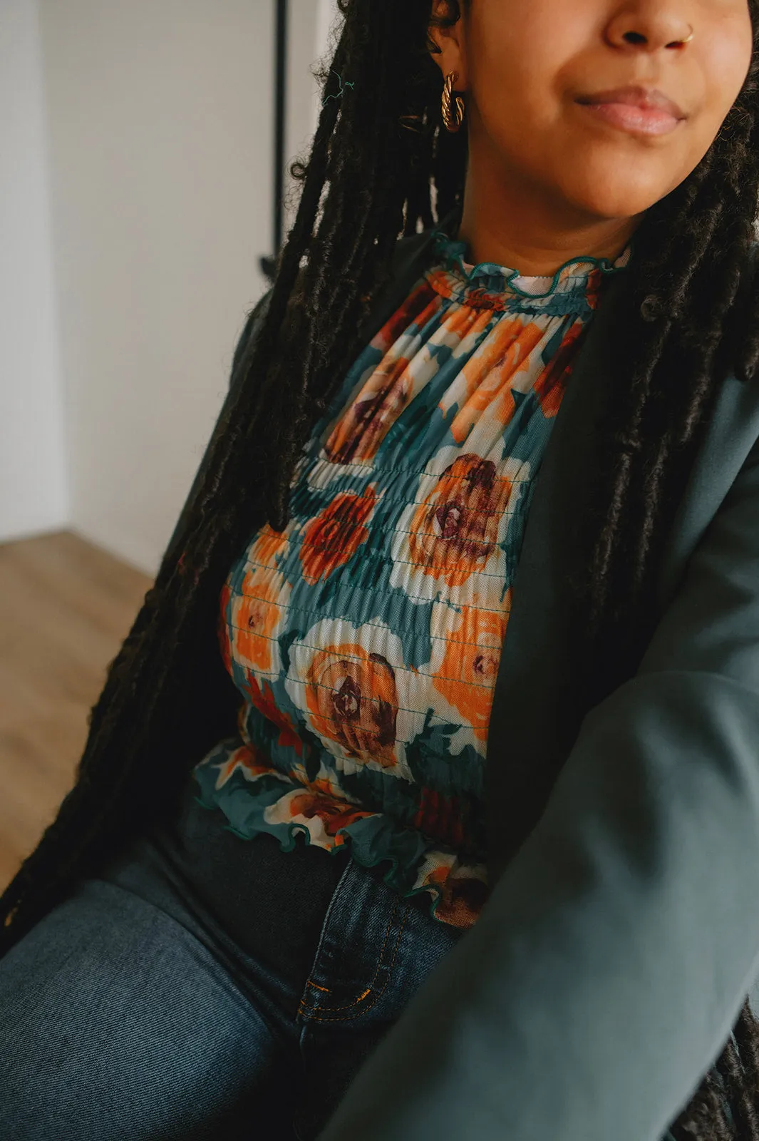 The Danta Blazer - Cilantro - PLUS