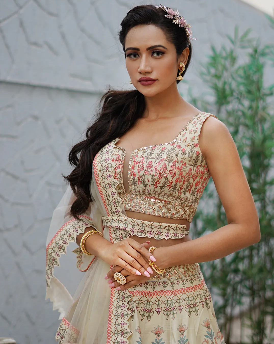 The Floral Mughal Lehenga