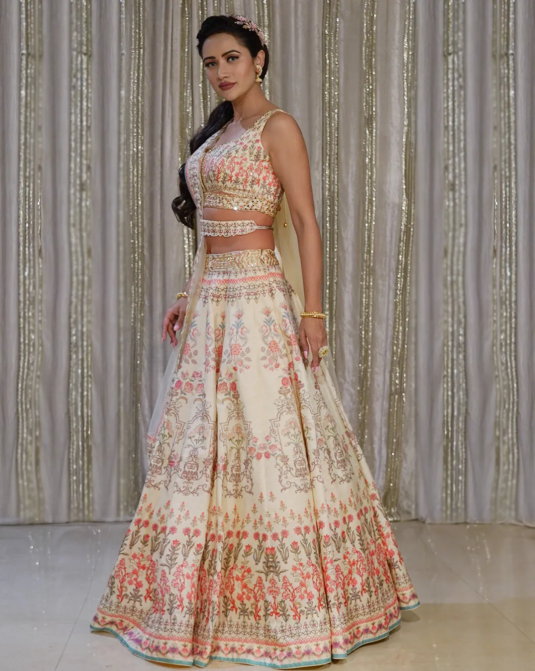 The Floral Mughal Lehenga