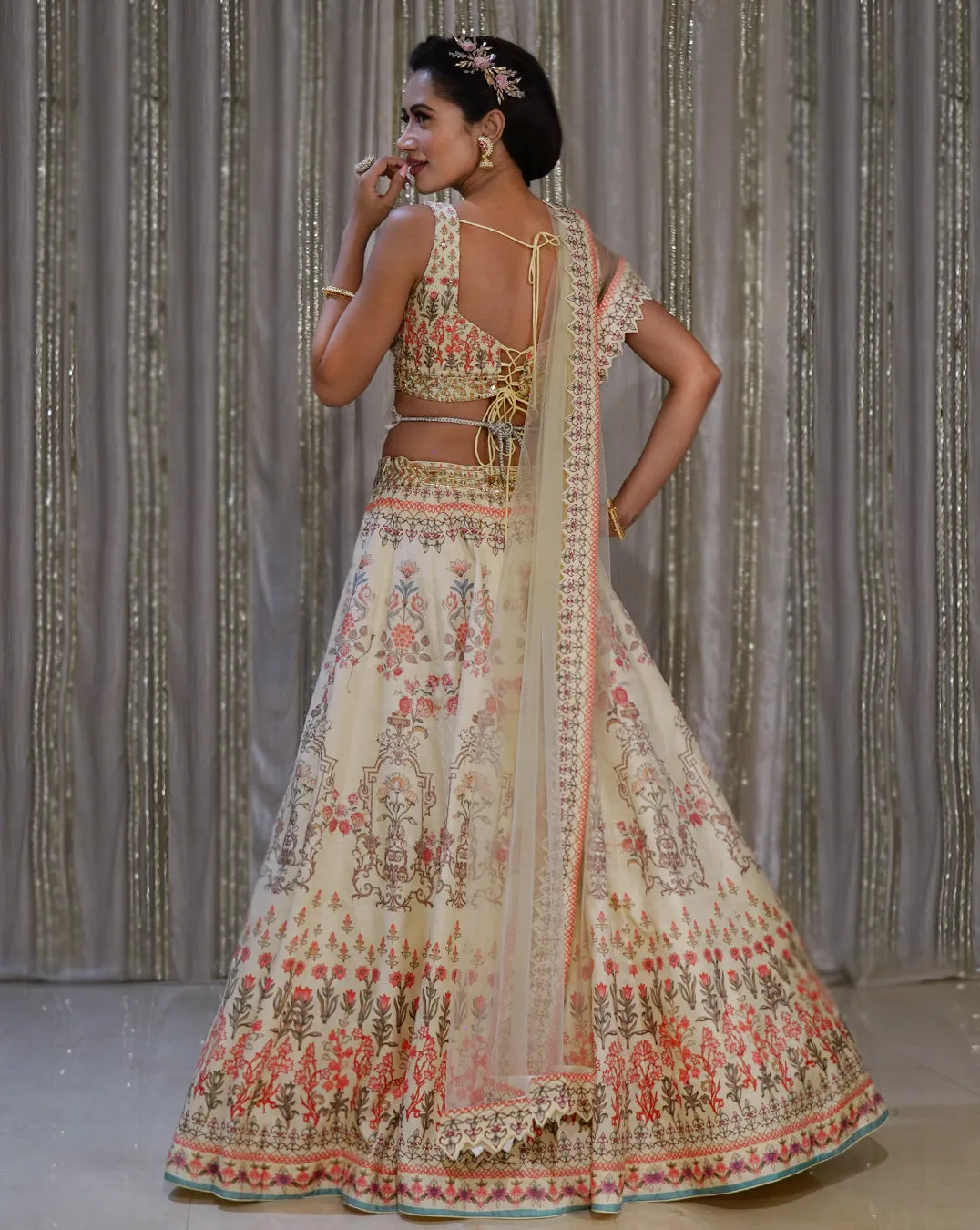 The Floral Mughal Lehenga