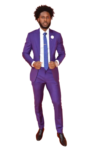 The Regal Purple Suit