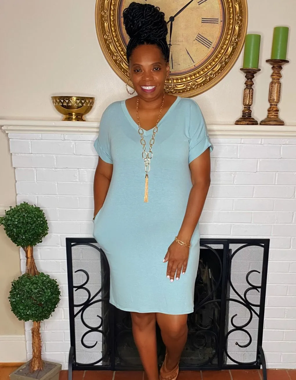The Weekend Dress Light Green