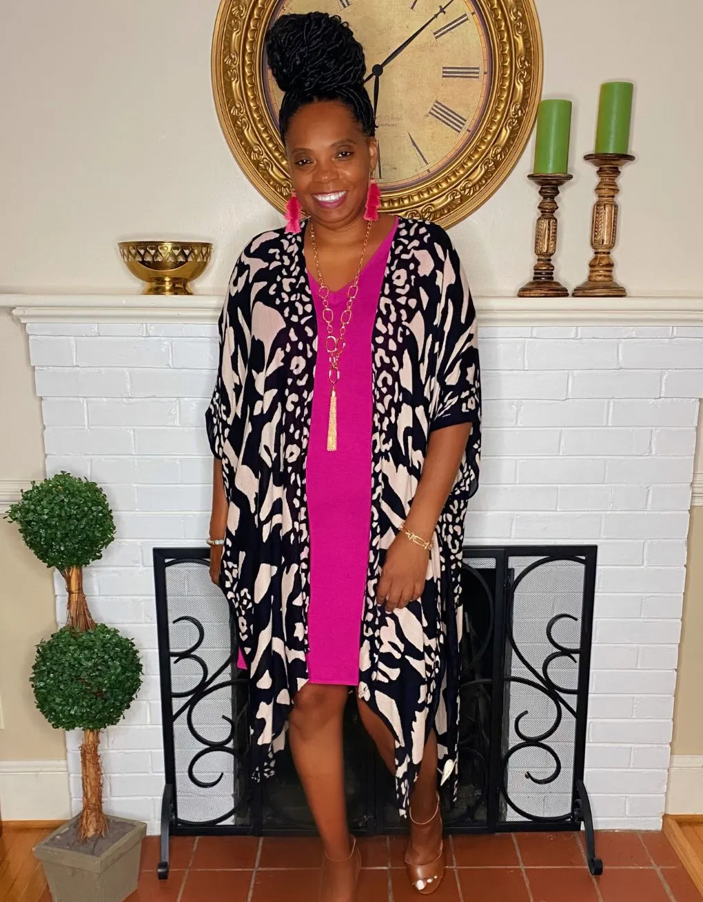 The Weekend Dress Magenta