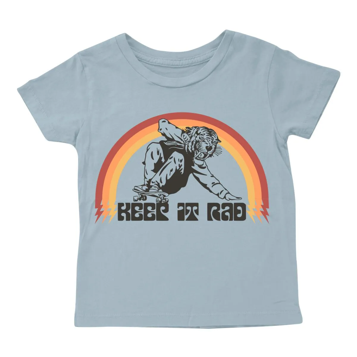 TINY WHALES- Keep It Rad Tee (ocean)