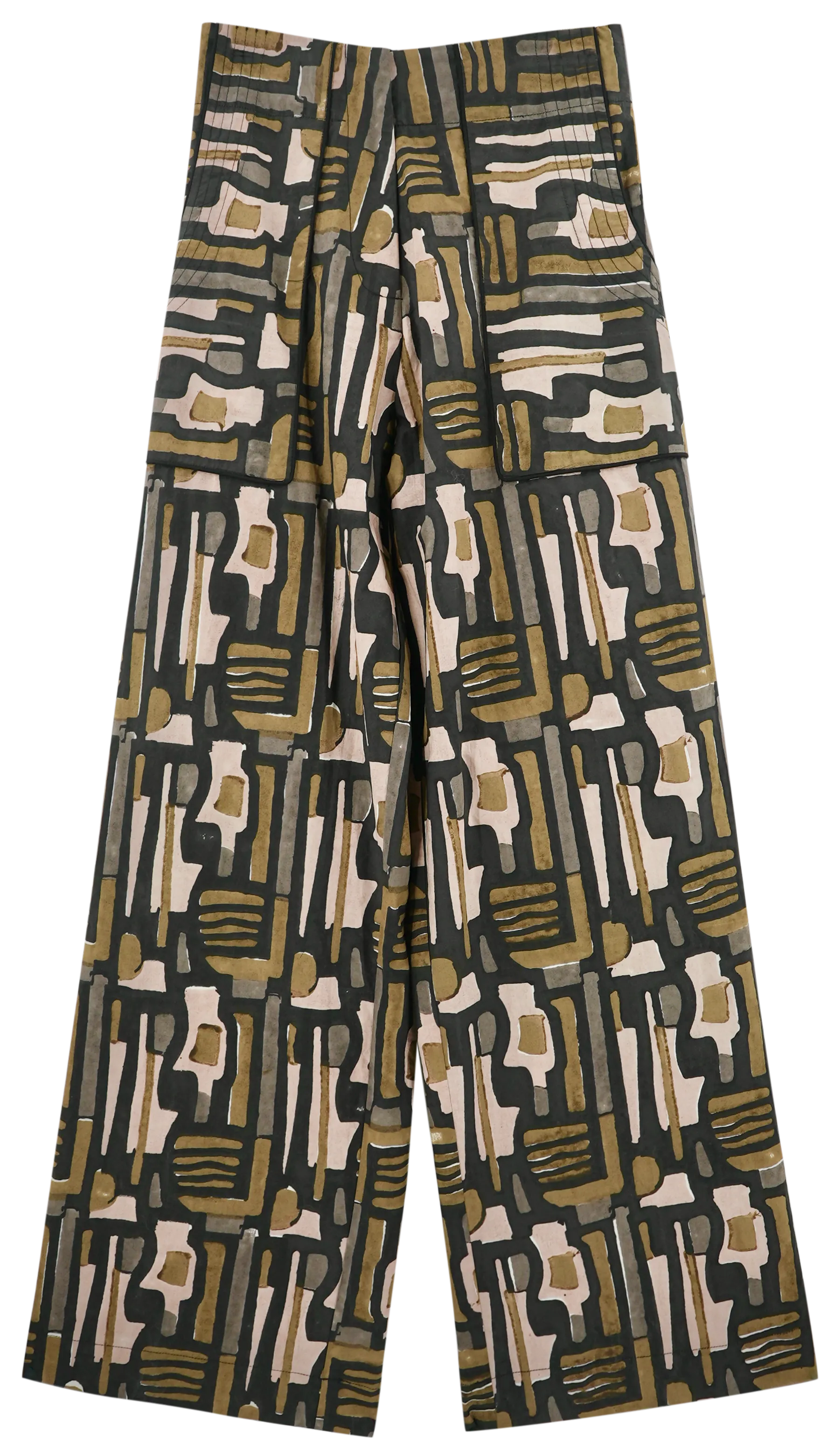 Tivot Pant in Olive Labyrinth