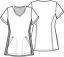 Tooniforms V Neck Top (Mickey Minnie)