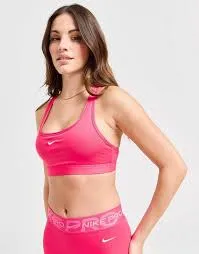 TOP NIKE REGGISENO DONNA DRI-FIT CLASSIC BRA DONNA ROSA