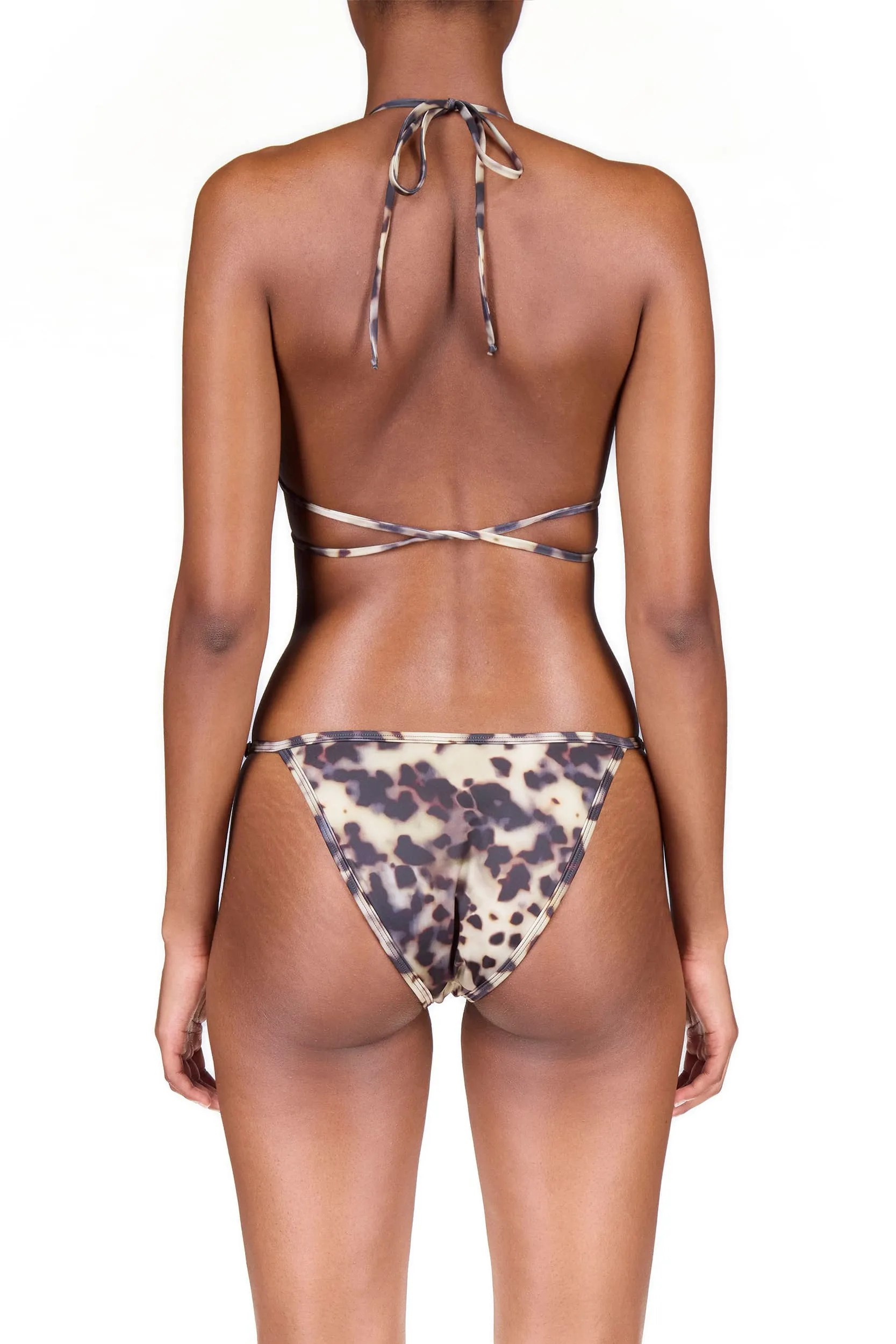 Tortoise Triangle Bikini Top