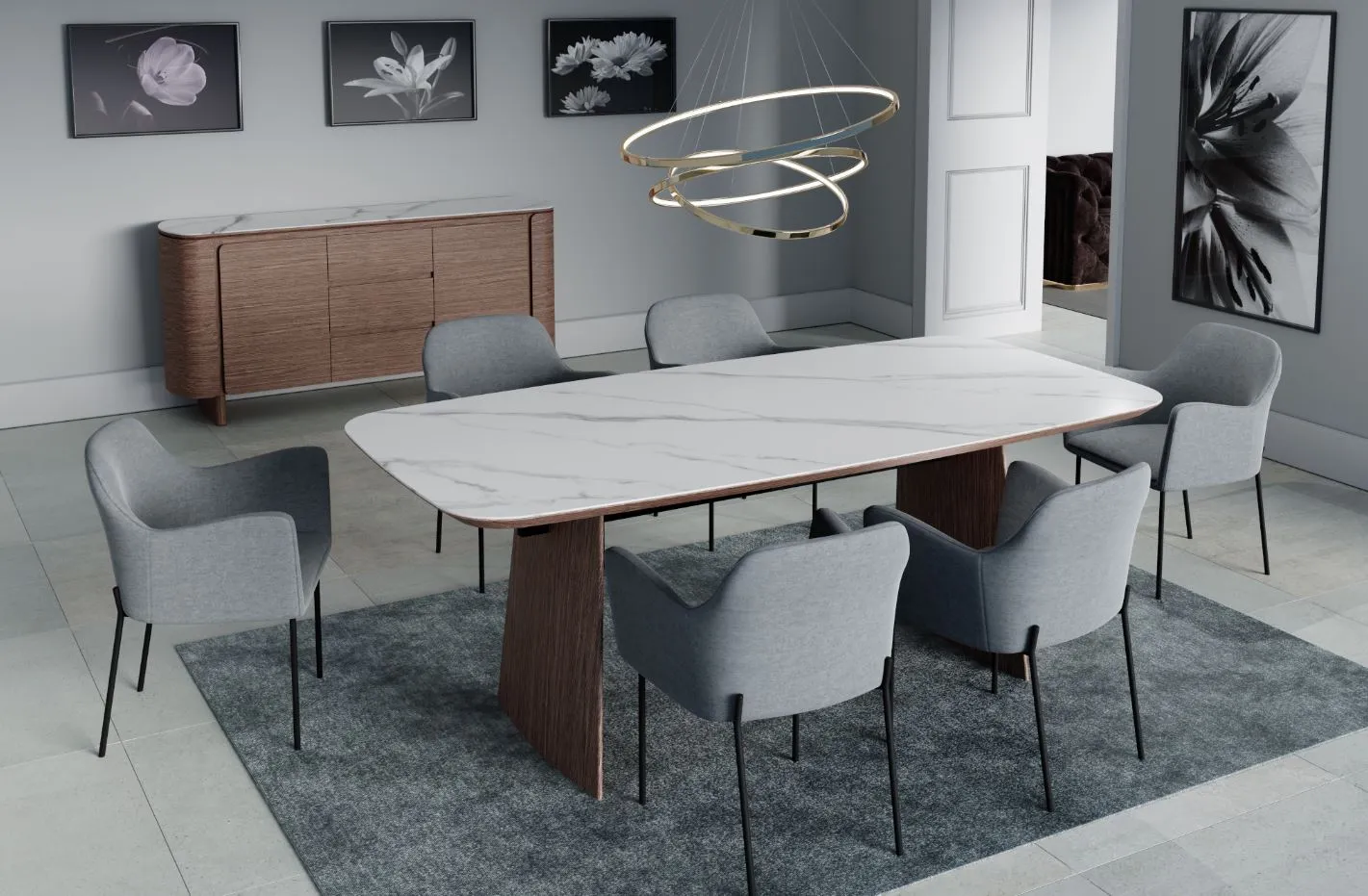 Trentino Sintered Stone Top Table