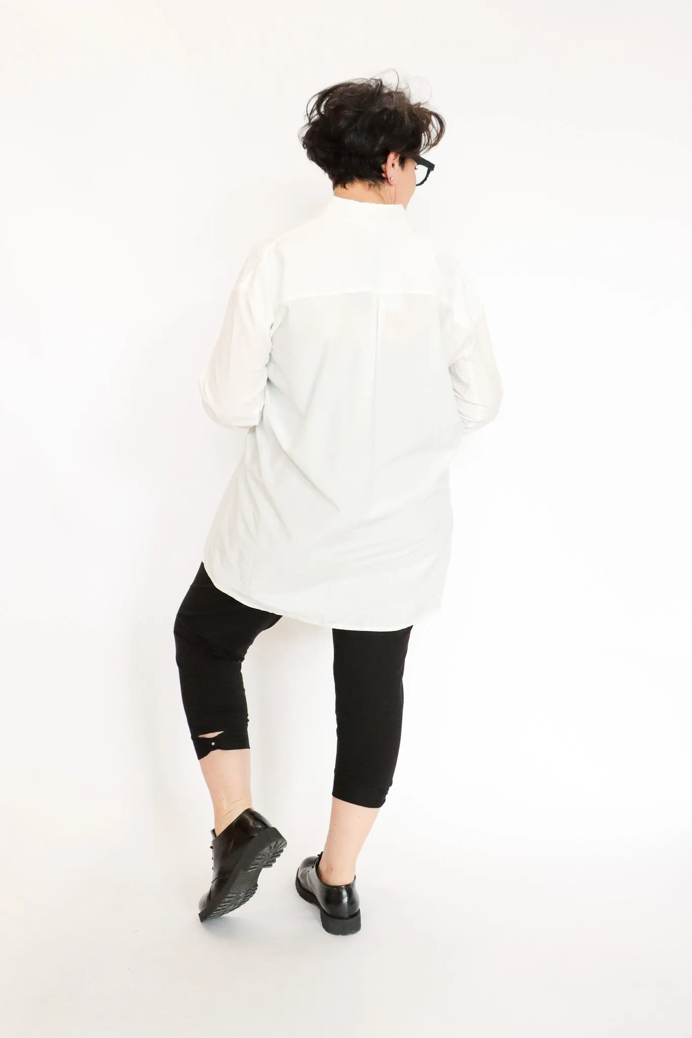 Umit Unal White Button Down Shirt