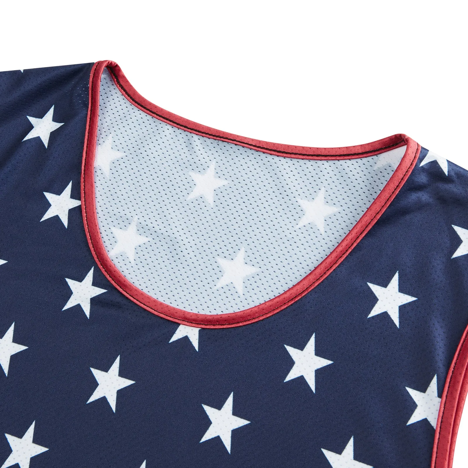 USA FLAG PRINTED TANK TOP