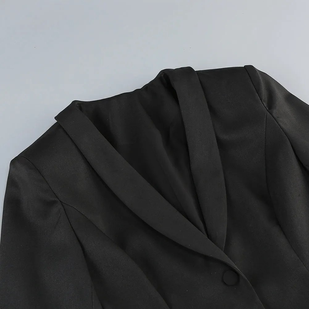 V Neck Long Sleeve Pleated Mini Dress KLYF1352