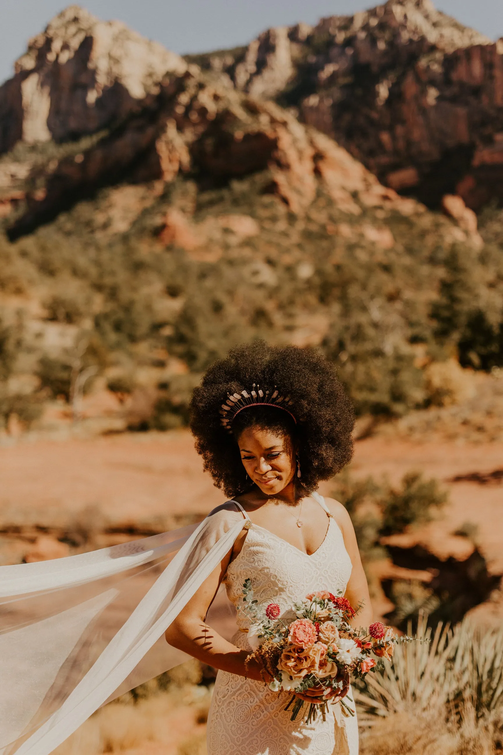 Vegan Alternative Draped Wedding Cape Veil, Bridal Dress Cover-Up