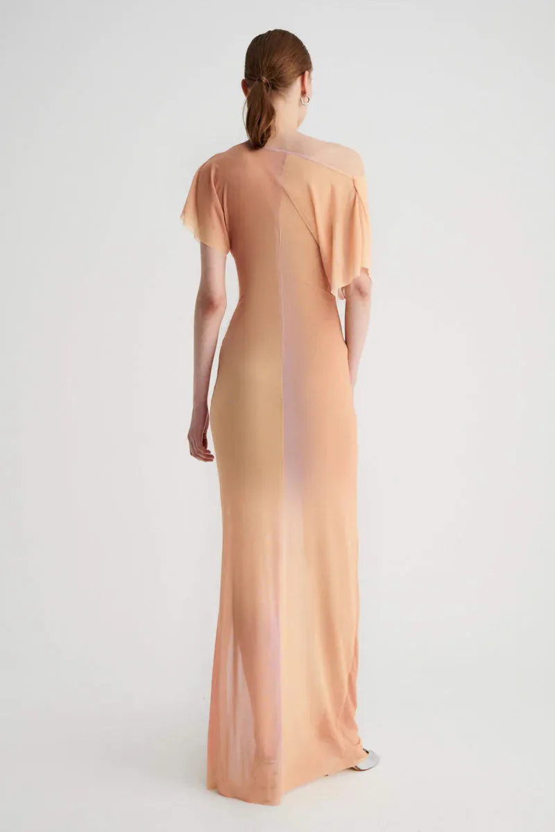 VENUS ROUCHED MIDI DRESS
