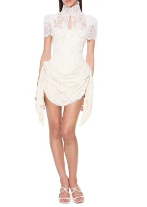 Verona Mini Dress - Ivory