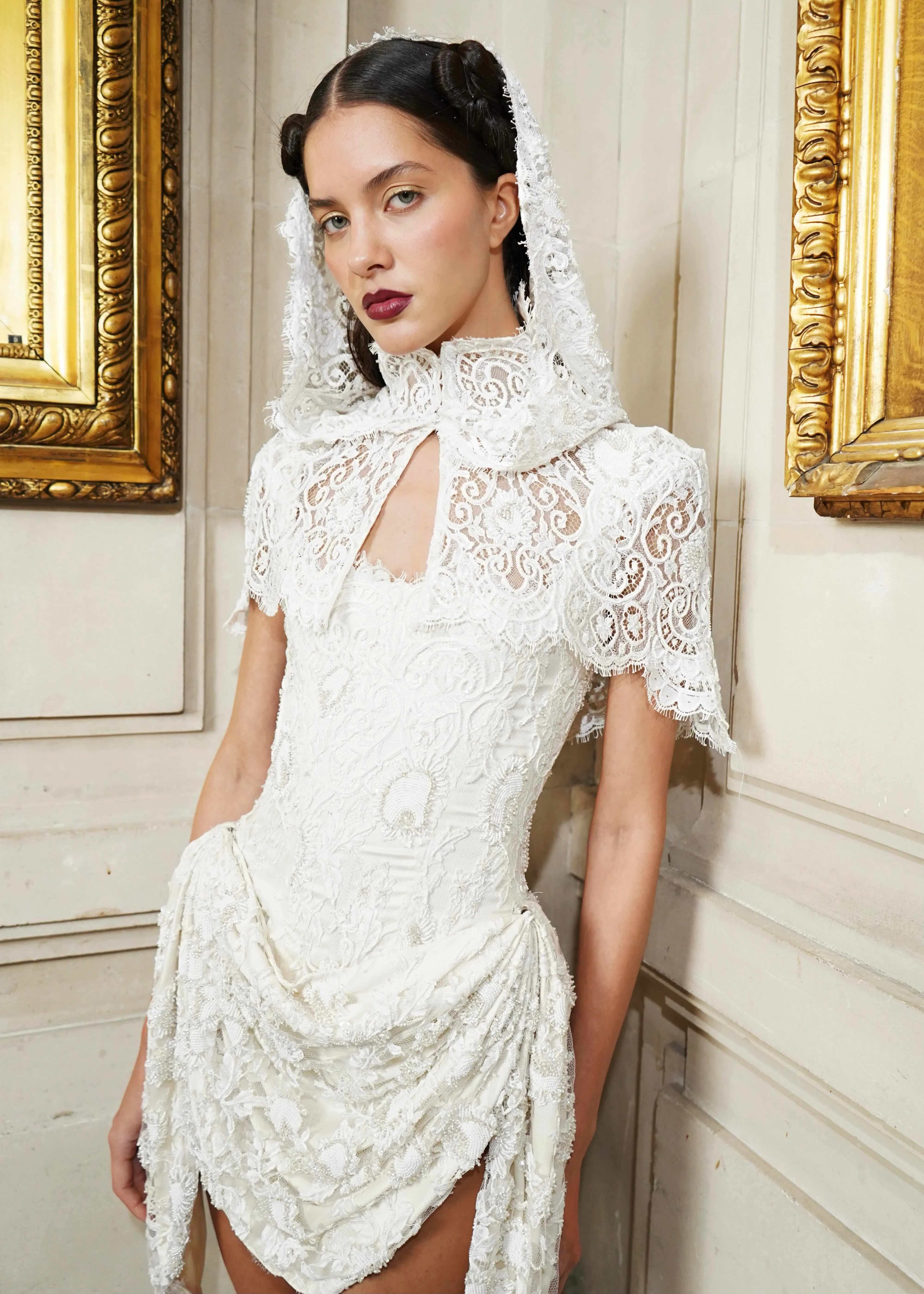 Verona Mini Dress - Ivory