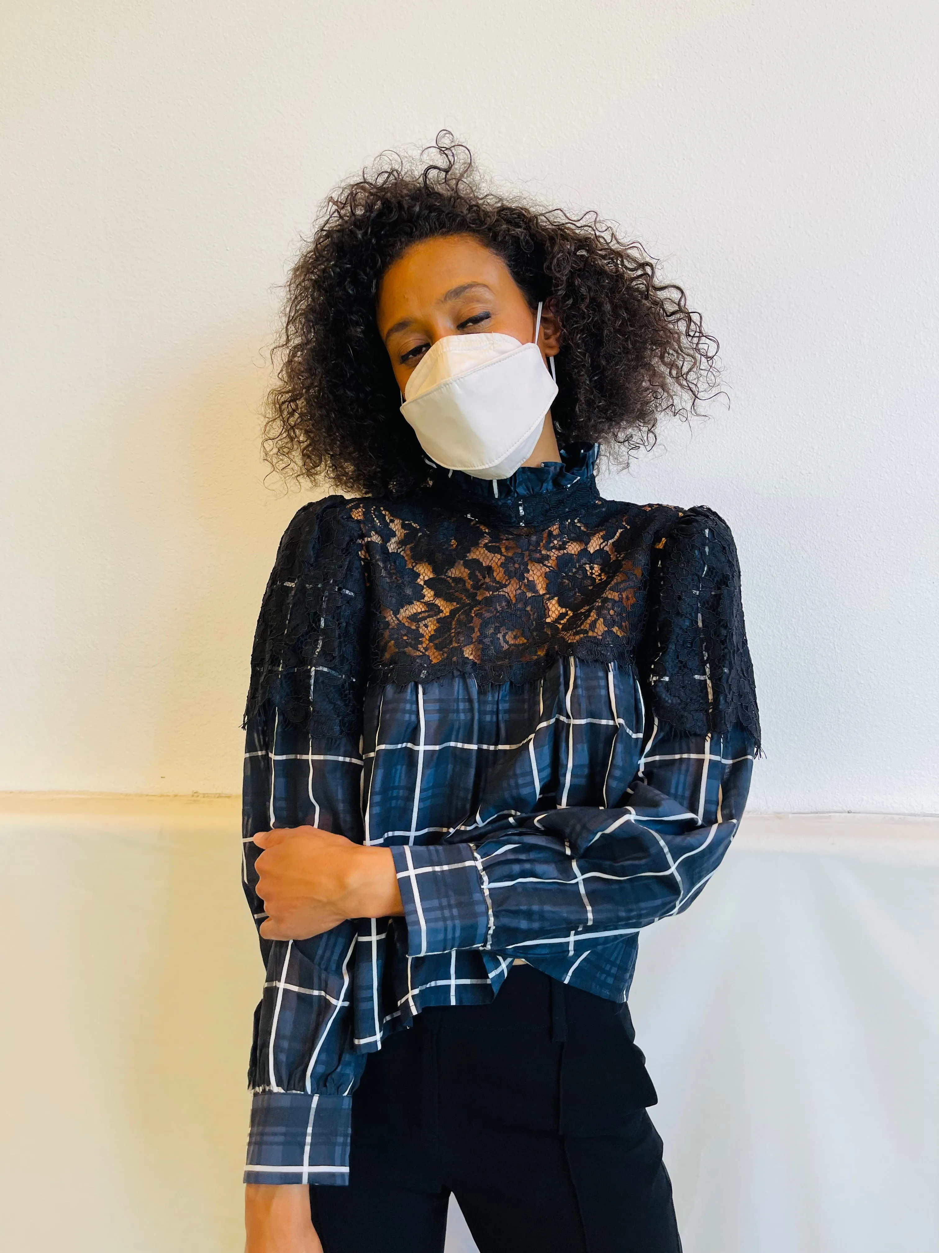Vetiver Lace Blouse