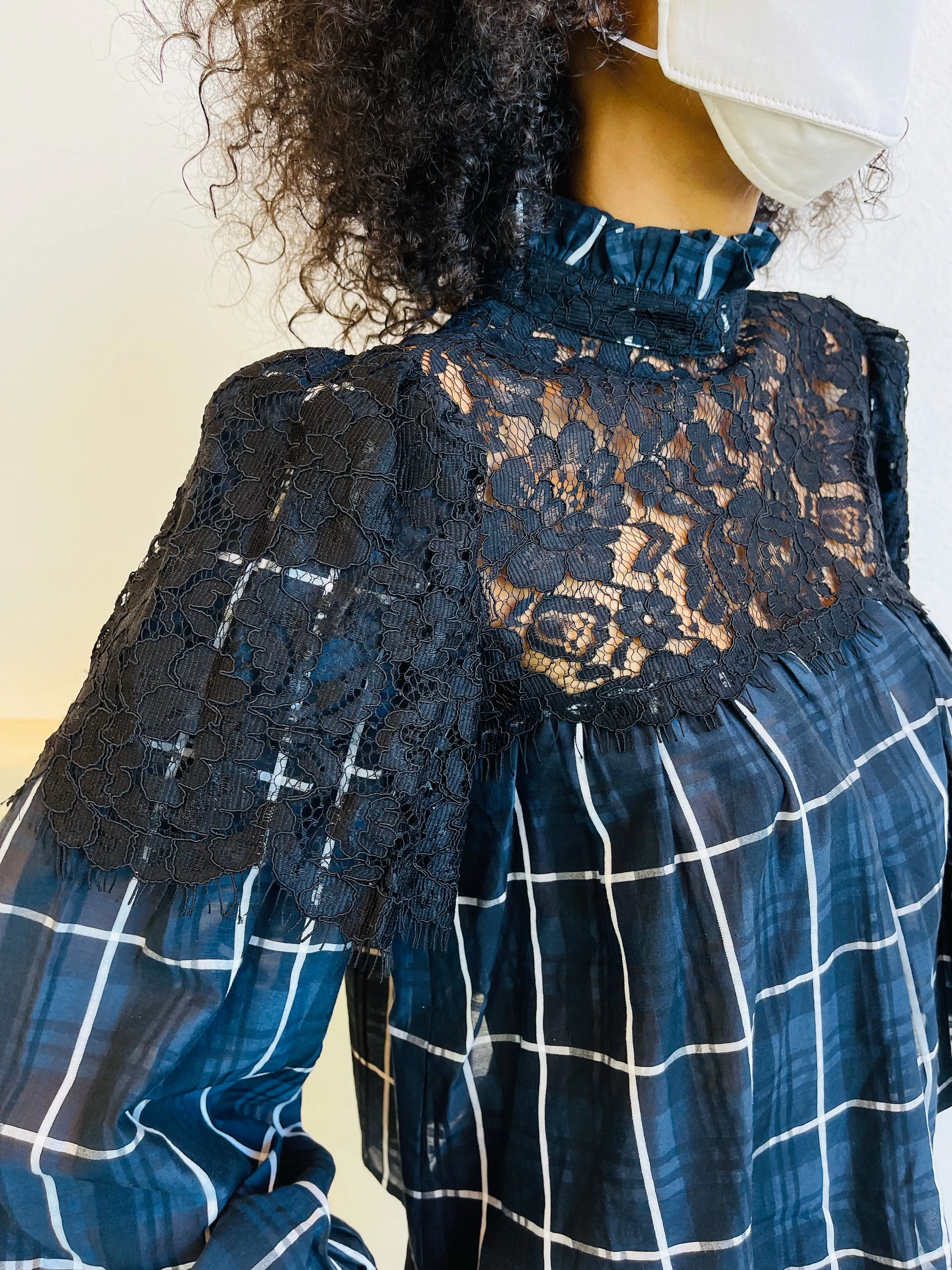 Vetiver Lace Blouse