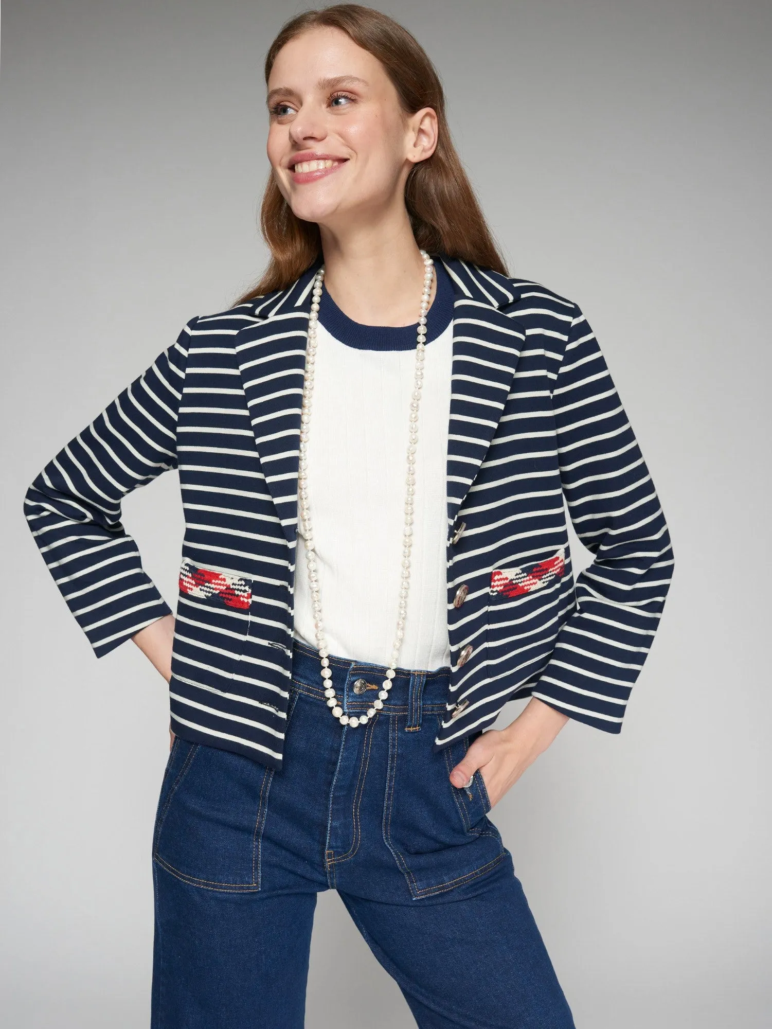 Vilagallo Stripe Jacket