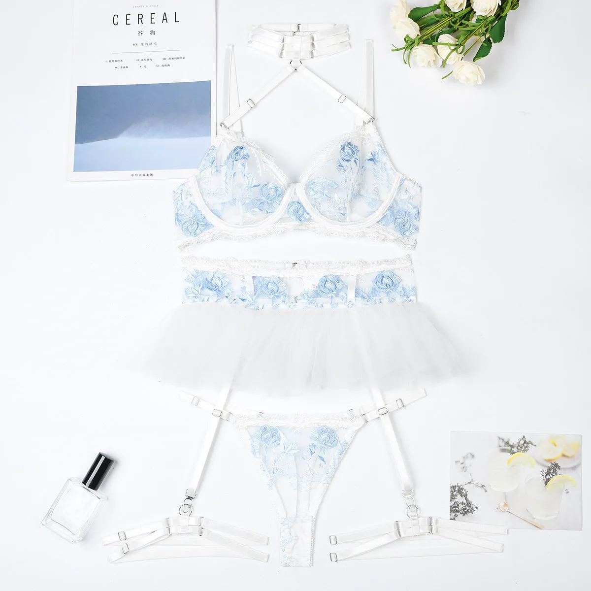 vintage mesh underwear set  KF70183