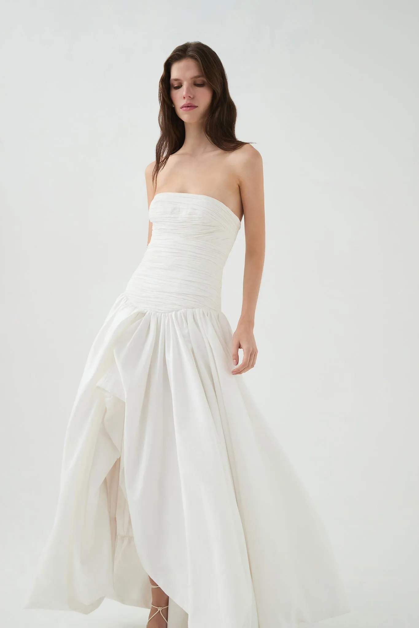 Violette Bubble Hem Maxi Dress