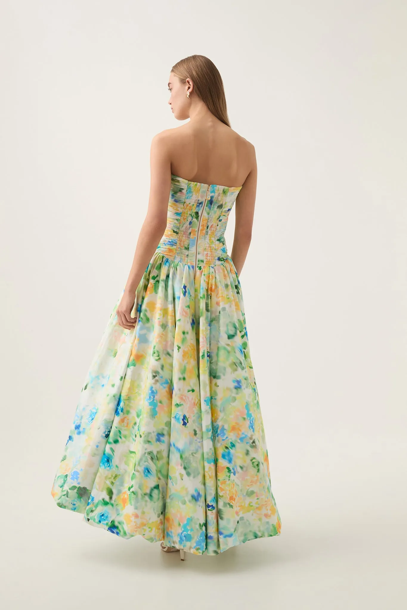 Violette Bubble Hem Maxi Dress