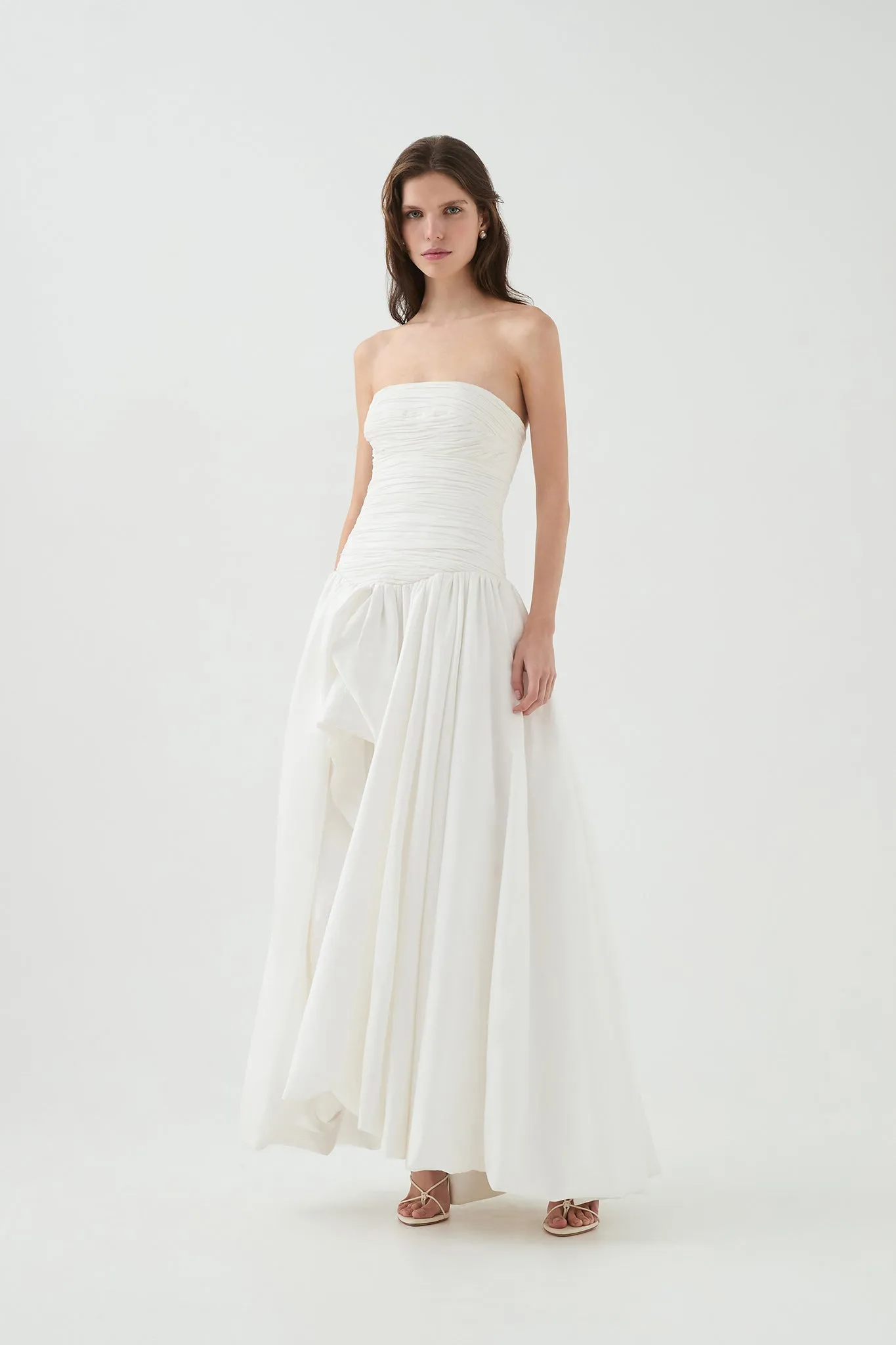 Violette Bubble Hem Maxi Dress