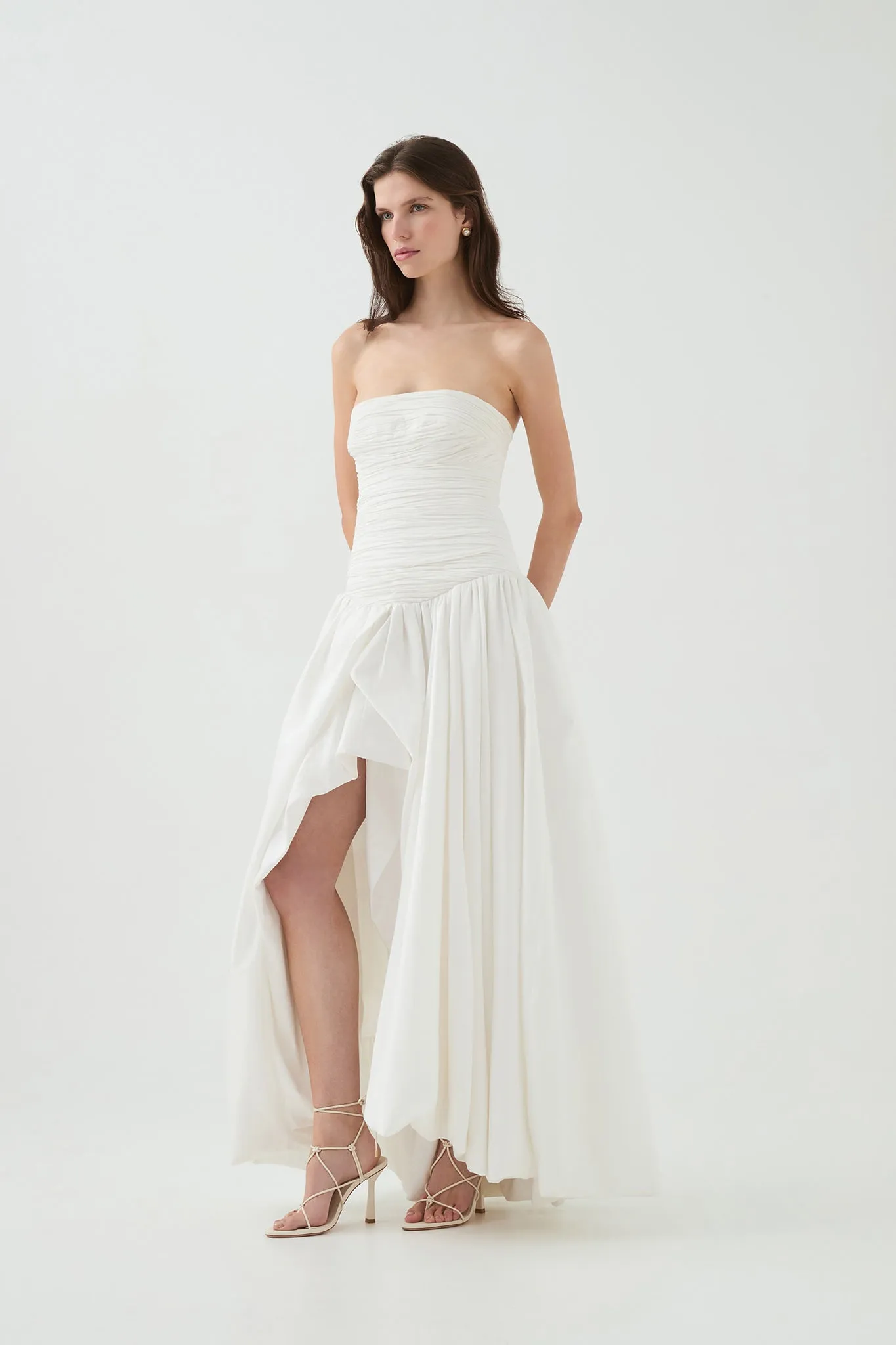 Violette Bubble Hem Maxi Dress