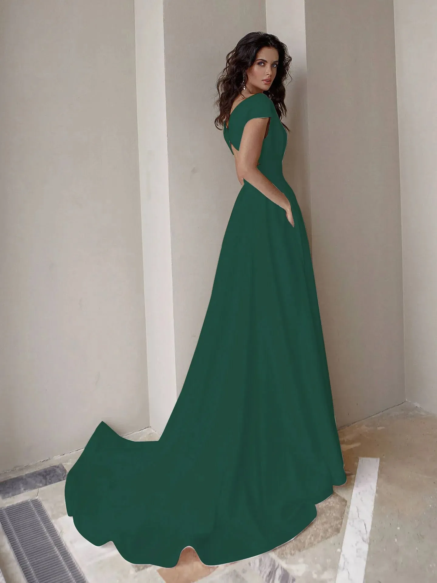 Wedding Guest Dresses: Red Black White Mid Rise Solid Elegant Commuting Evening