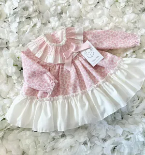 Wee Me Pink Floral Dress With Pants