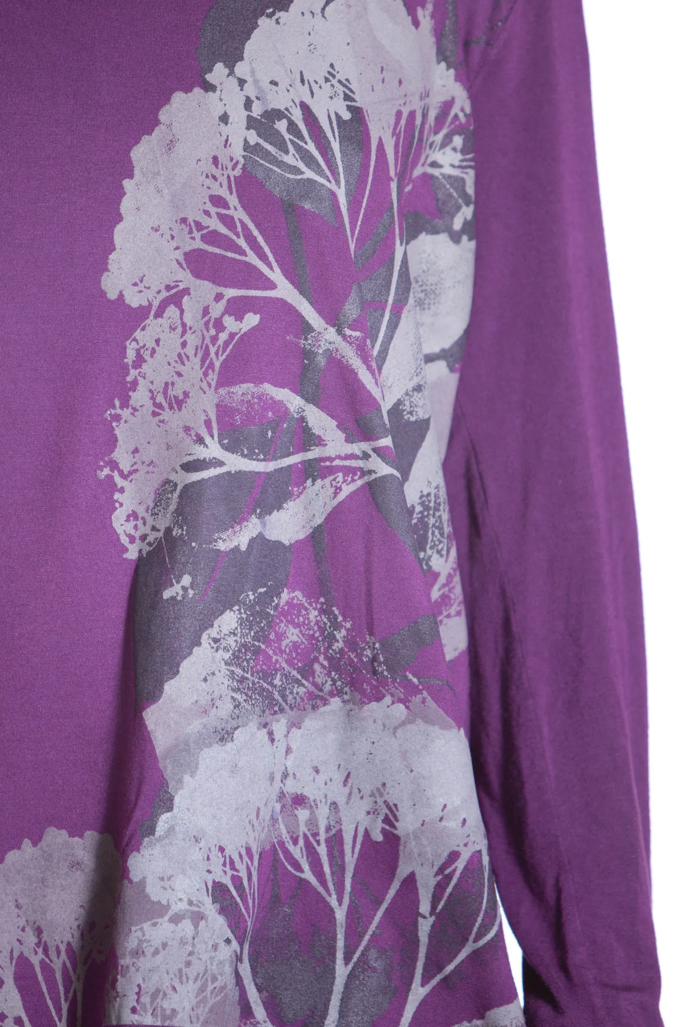 Winter Lace Cowl Top Printed