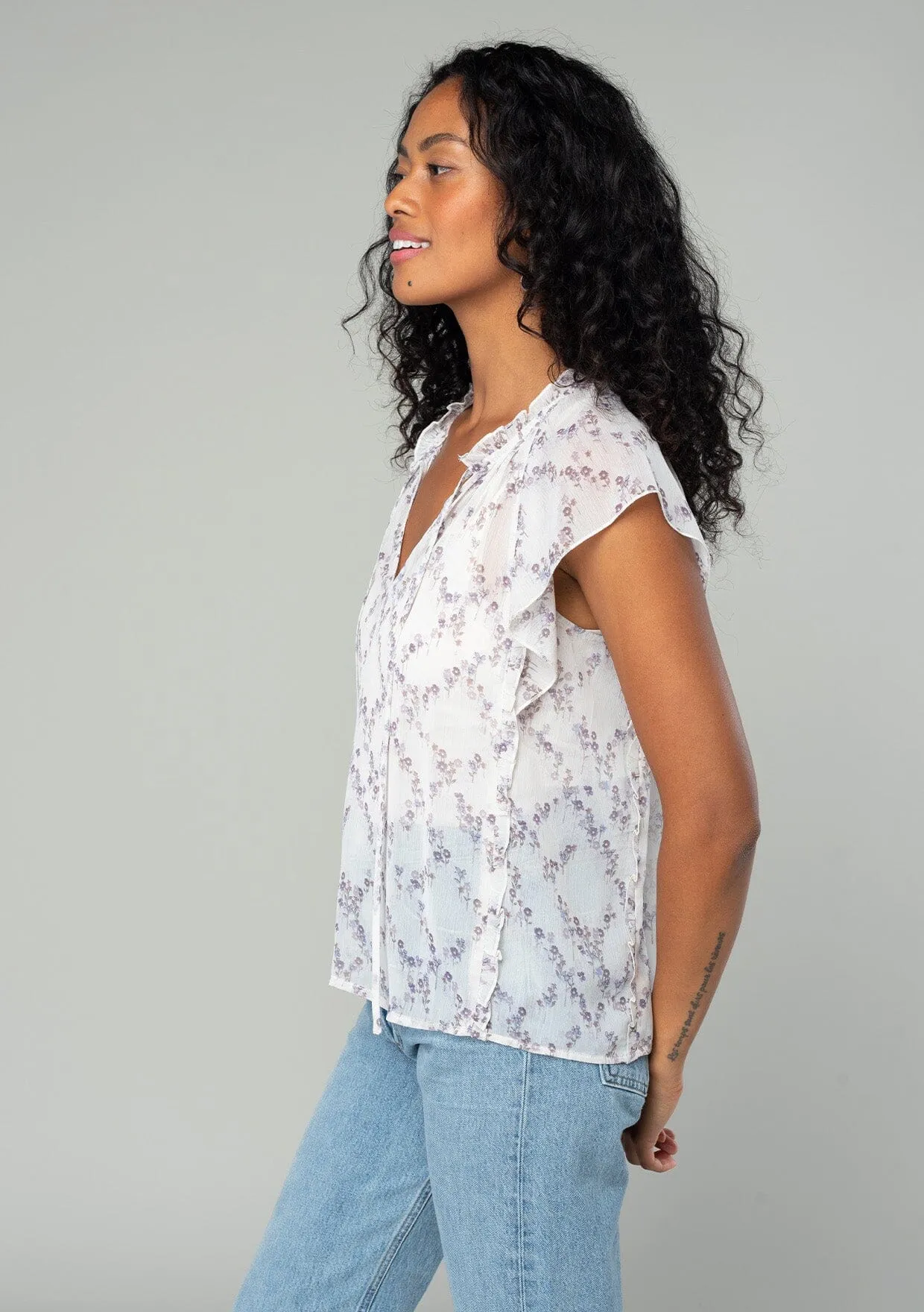 With Love Ruffled Top
