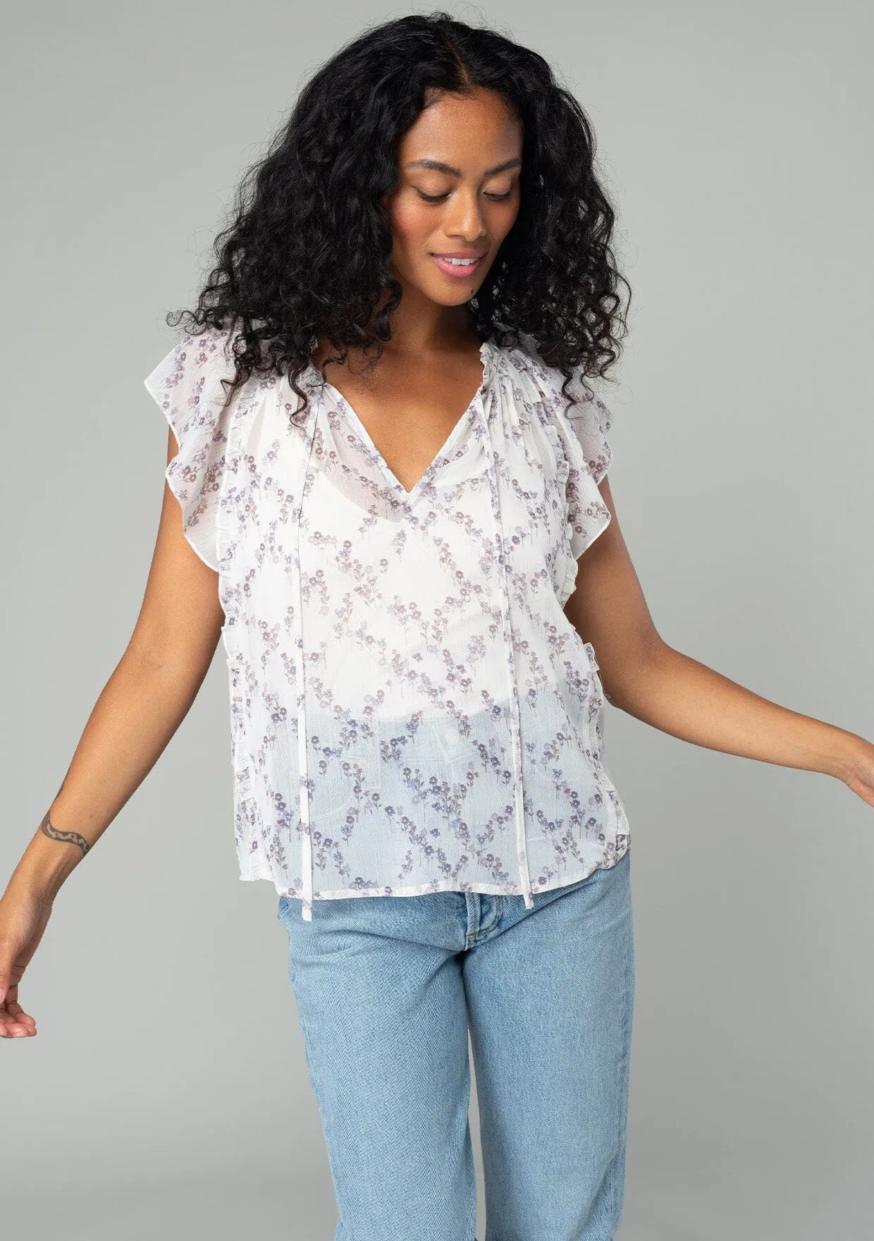 With Love Ruffled Top