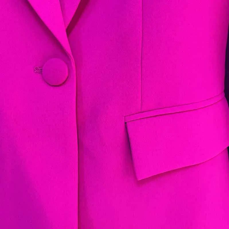 Women's Pantsuit Blazer High Waisted Flare Pants Suit Wedding Pantsuit