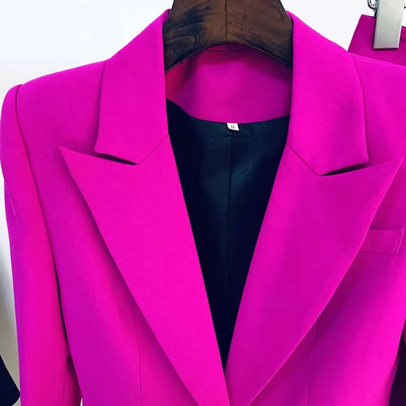 Women's Pantsuit Blazer High Waisted Flare Pants Suit Wedding Pantsuit