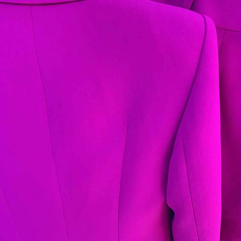 Women's Pantsuit Blazer High Waisted Flare Pants Suit Wedding Pantsuit