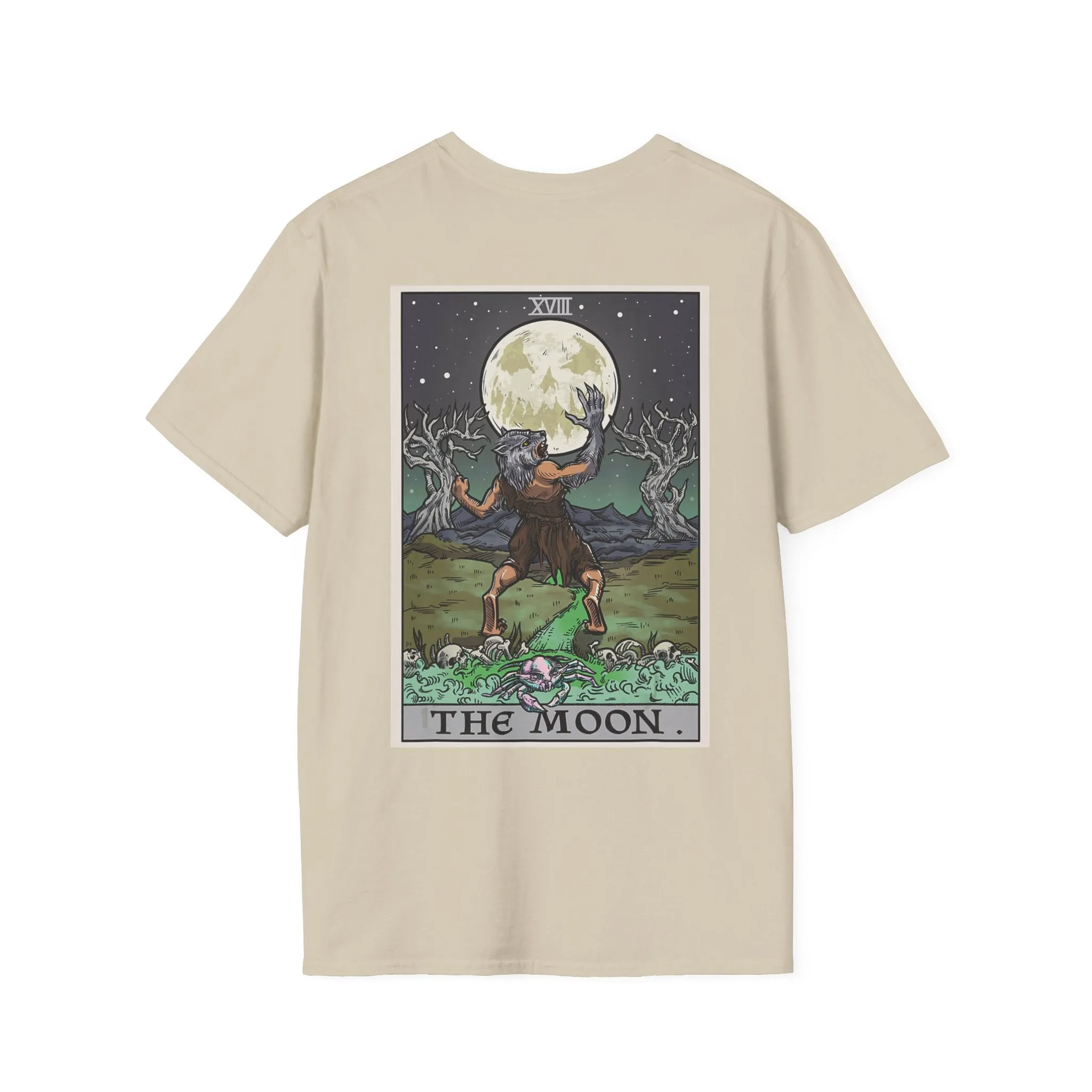 XVIII The Moon Rear Printed Tee