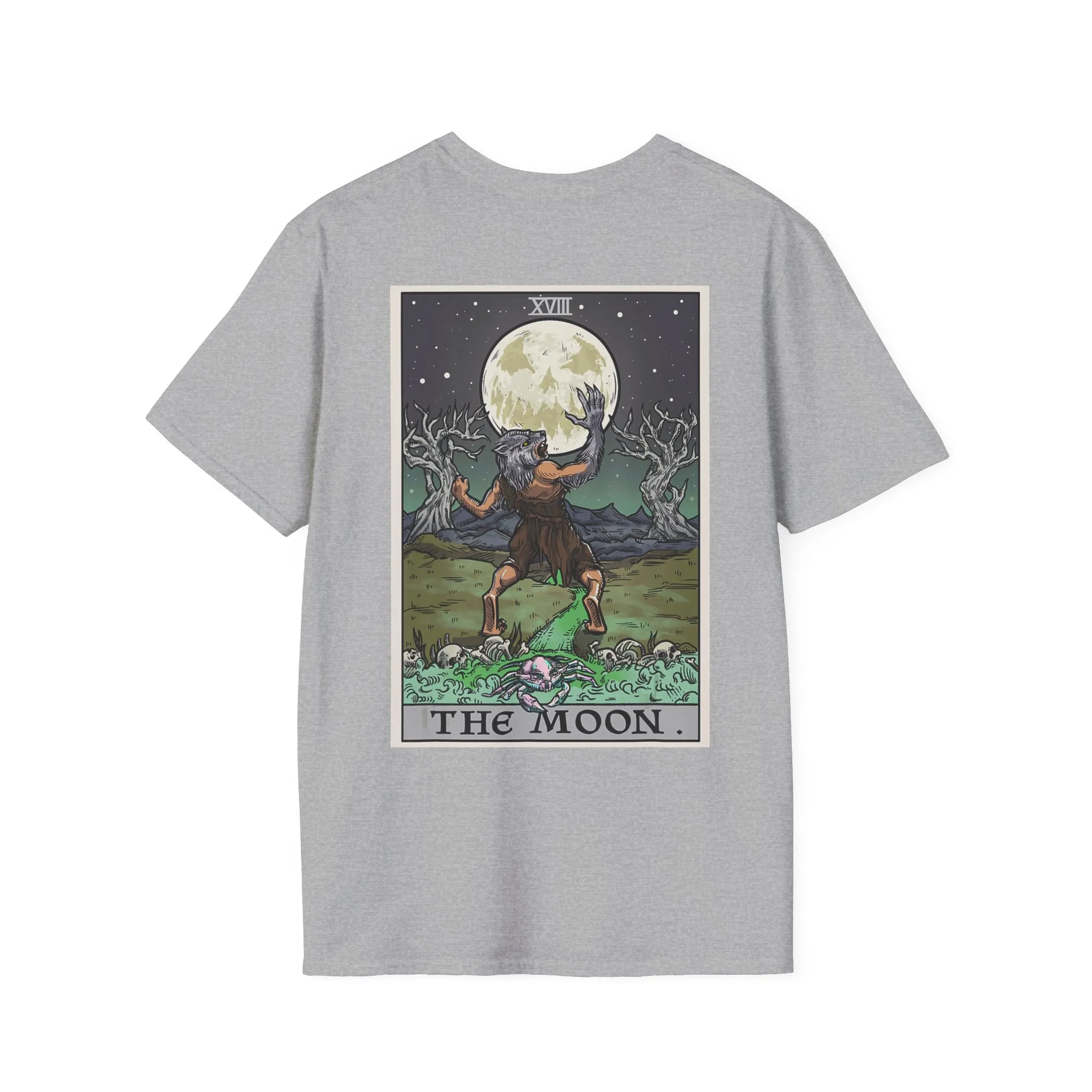 XVIII The Moon Rear Printed Tee