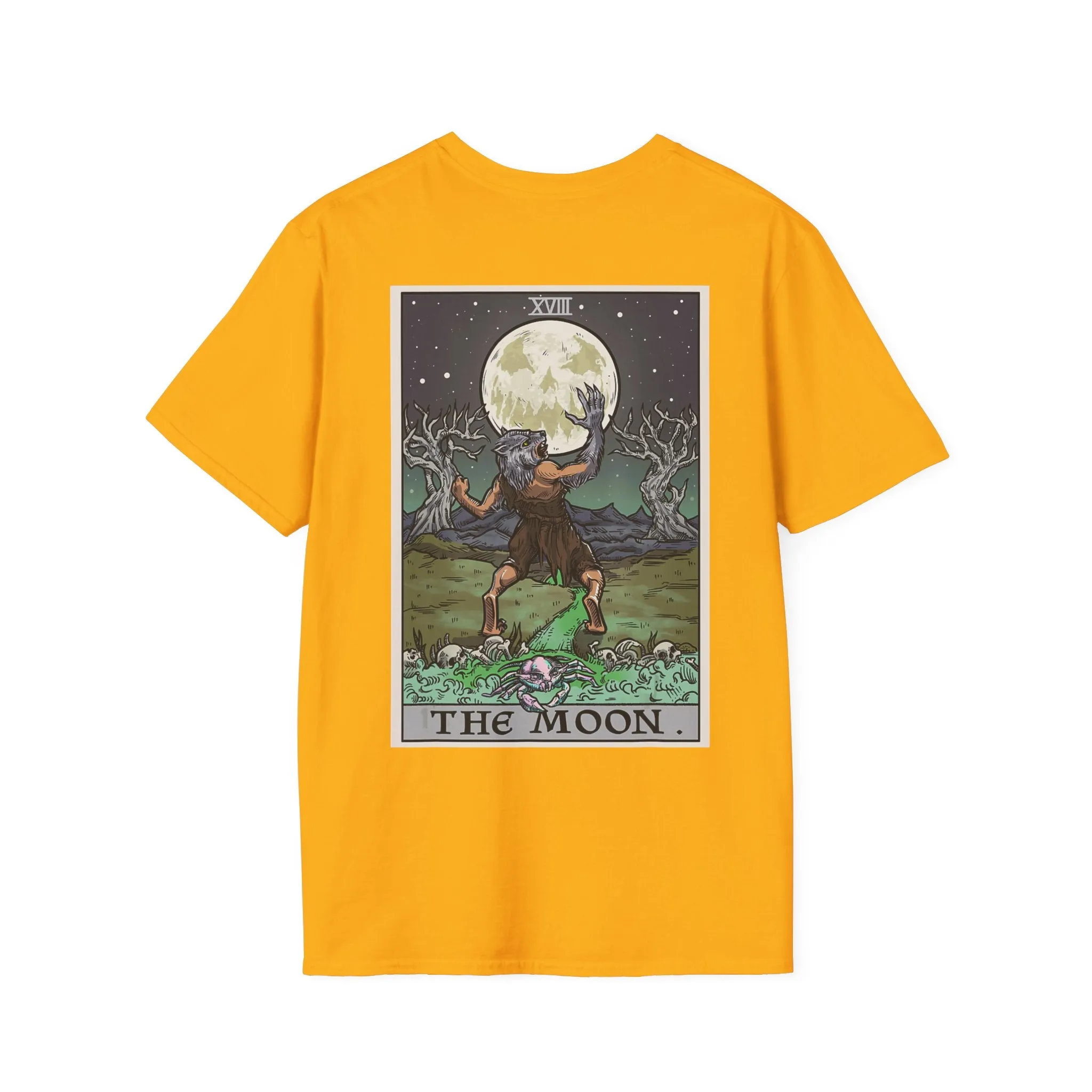 XVIII The Moon Rear Printed Tee